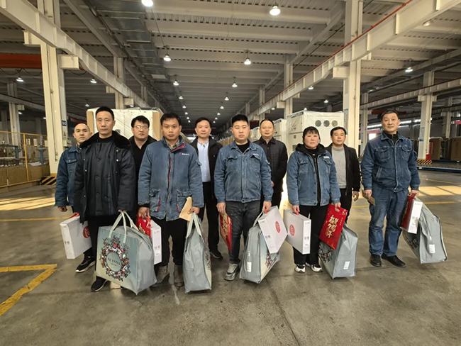 安博(中国)新春慰问送关怀,节前安全督导保平安